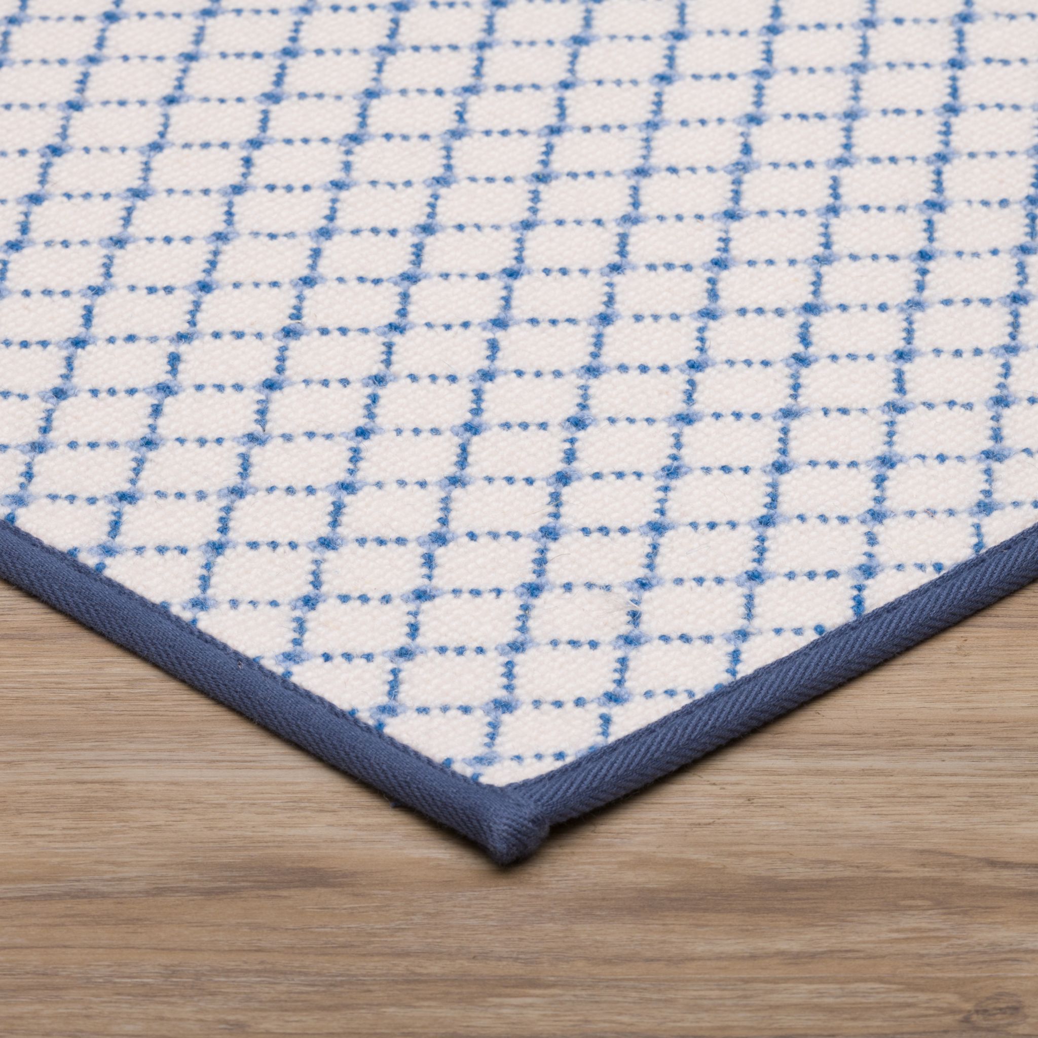 Danbury Wilton Carpet, Blue / Blue / White Default Title