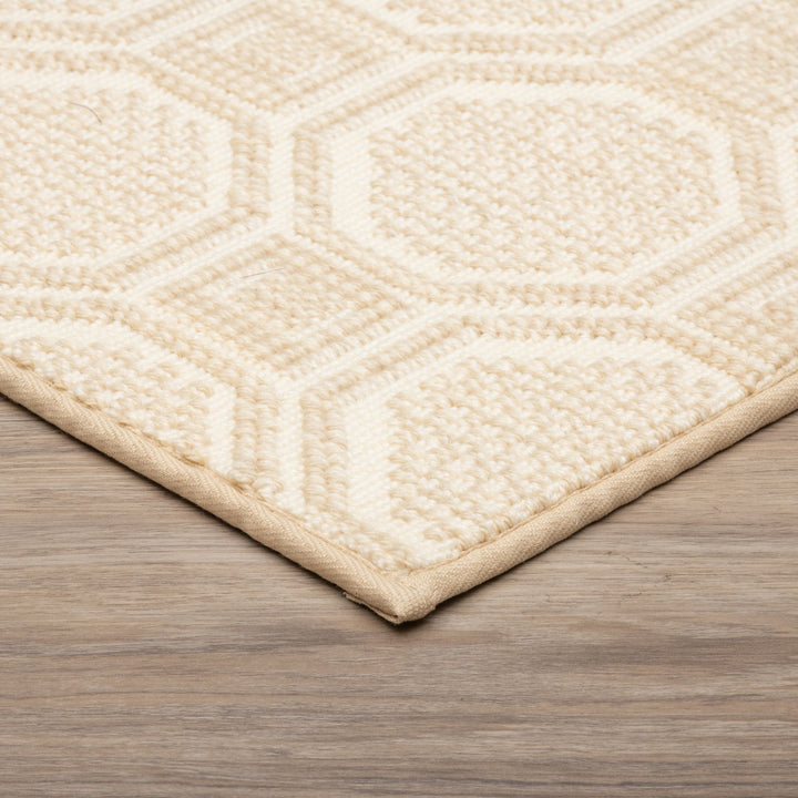 Hadera Wilton Carpet, Bay Sand / White Default Title
