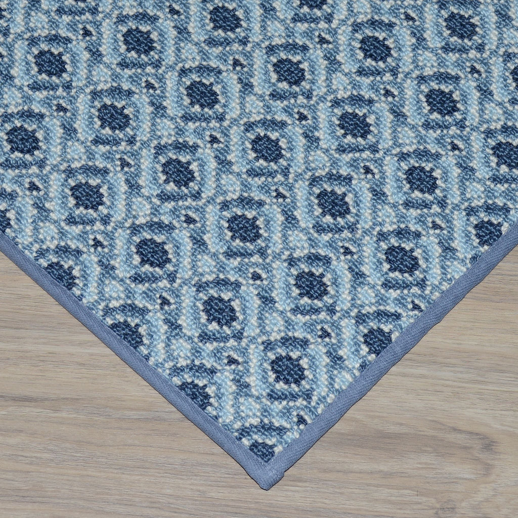 Arva Wilton Carpet, Navy Default Title