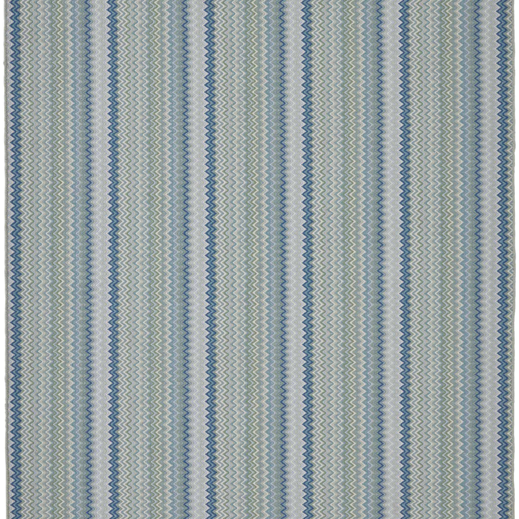 Missoni Vasto Flatweave Hand-Made Carpet, Teal Default Title