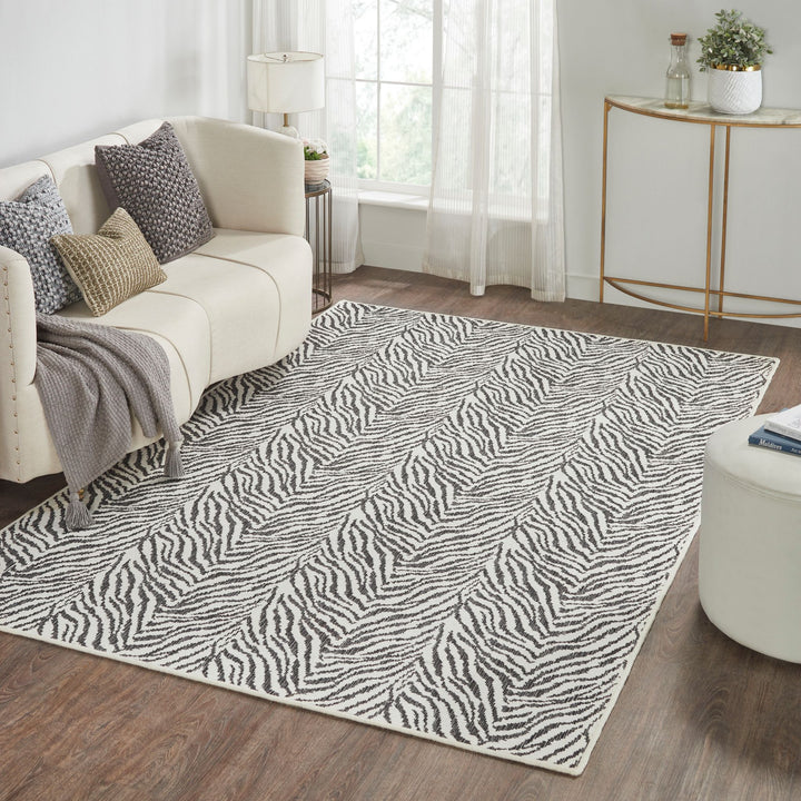 Zuni Hand-Loomed Carpet, Charcoal Default Title