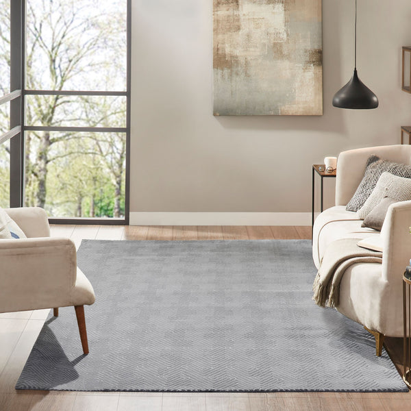 Miller Hand-Loomed Carpet, Silver Default Title
