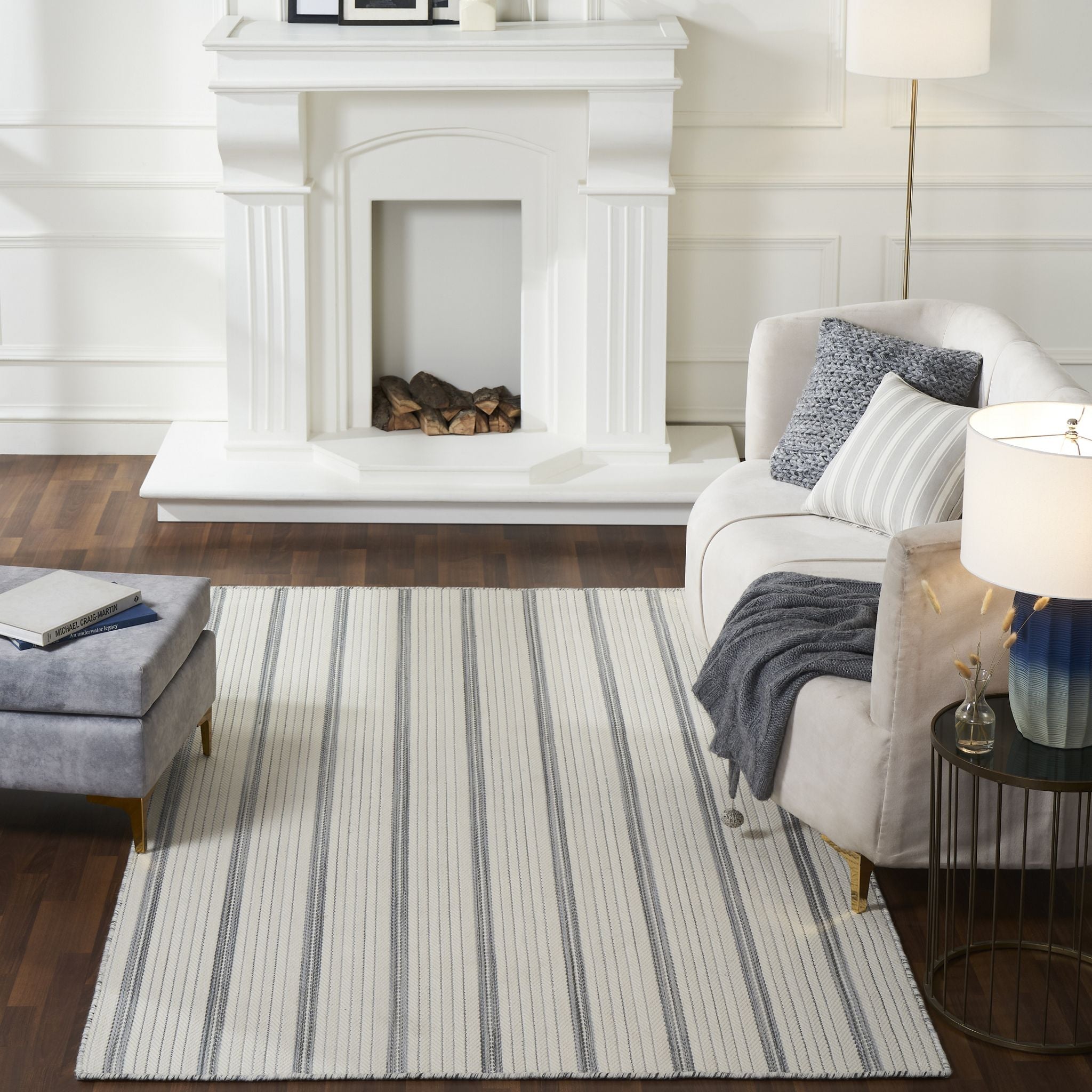 Bowden Flatweave Hand-Made Carpet, Flint Default Title