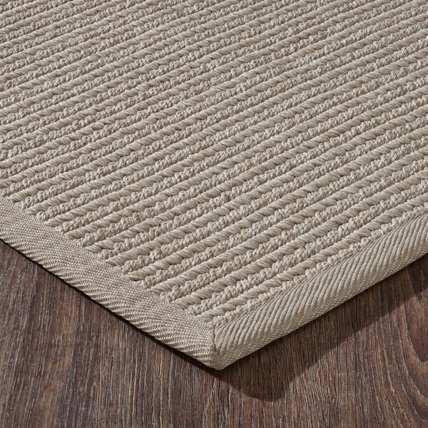 Audra Flatweave, Hand-Made Carpet, Linen Default Title