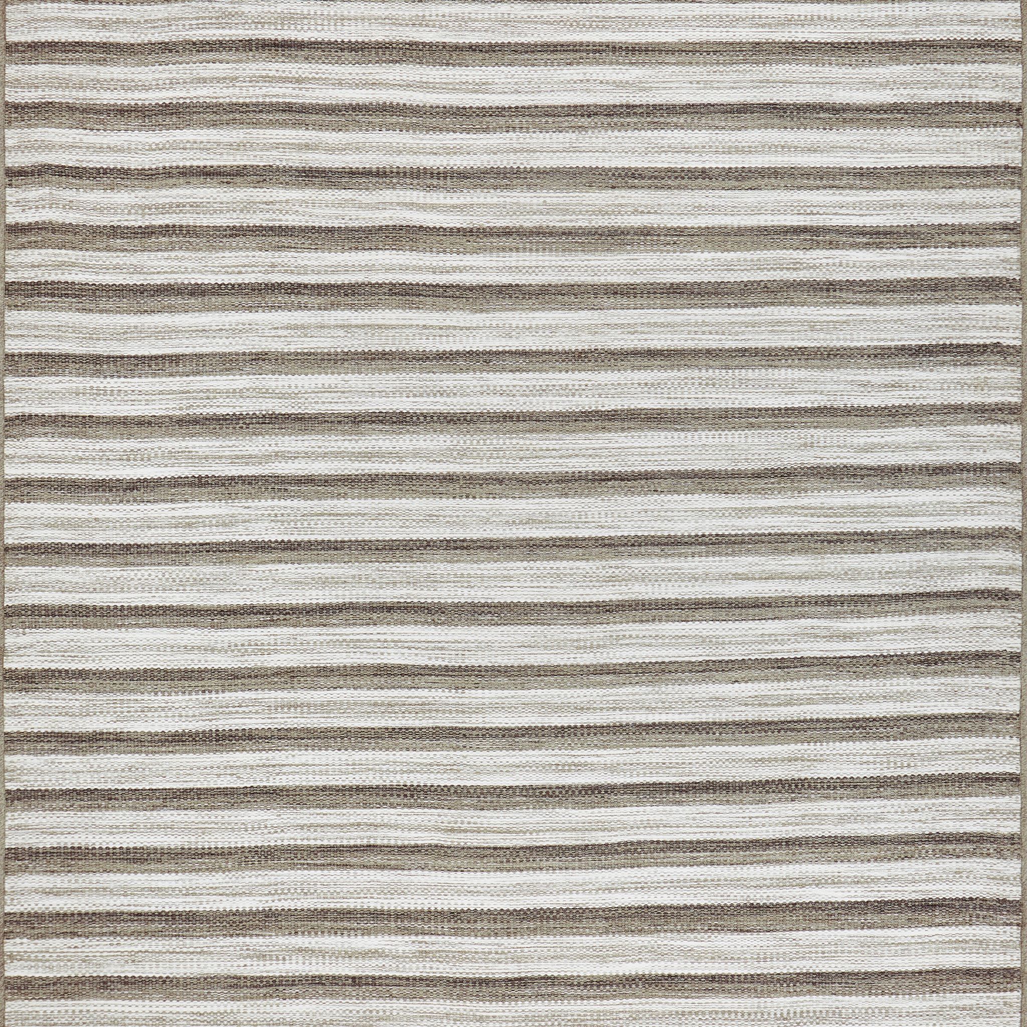 Seville Flatweave Hand-Made Carpet, Taupe Default Title