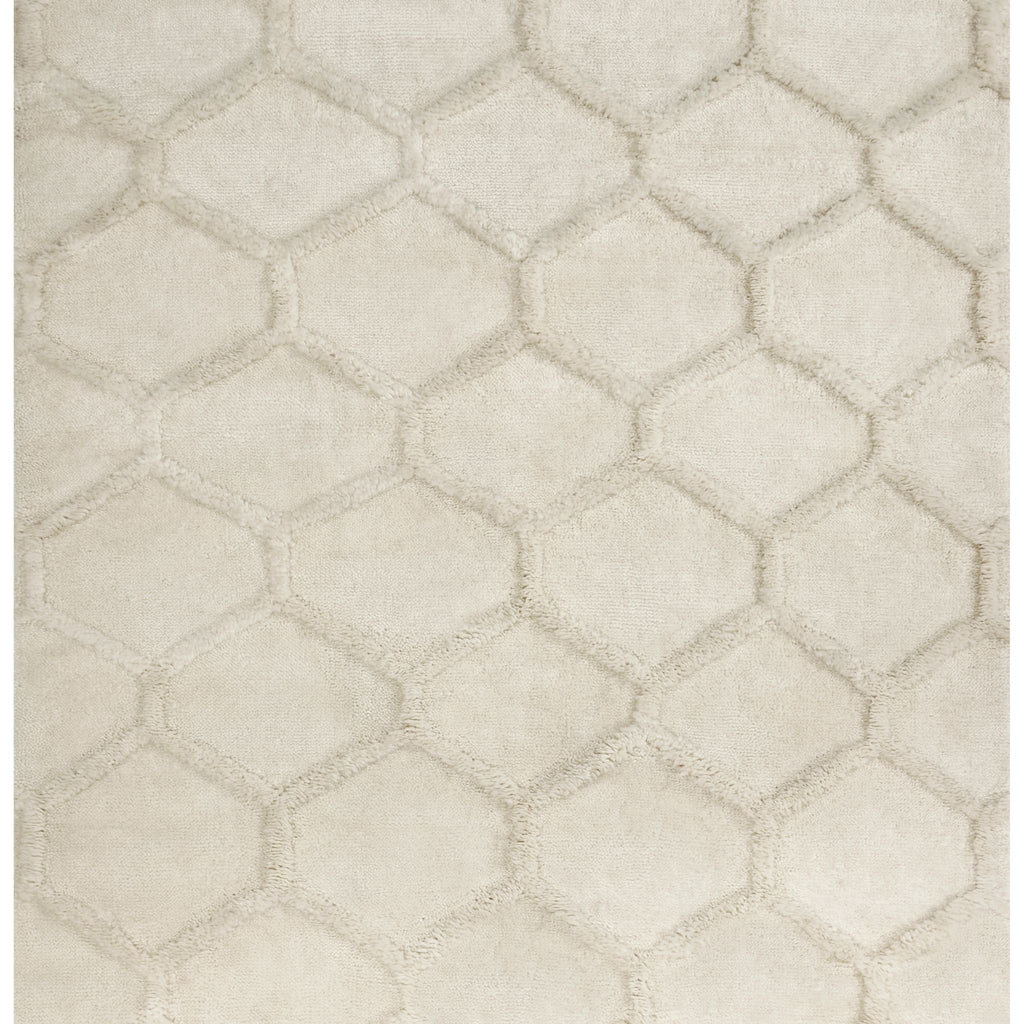 Collins Hand-Knotted Carpet, Ivory Default Title