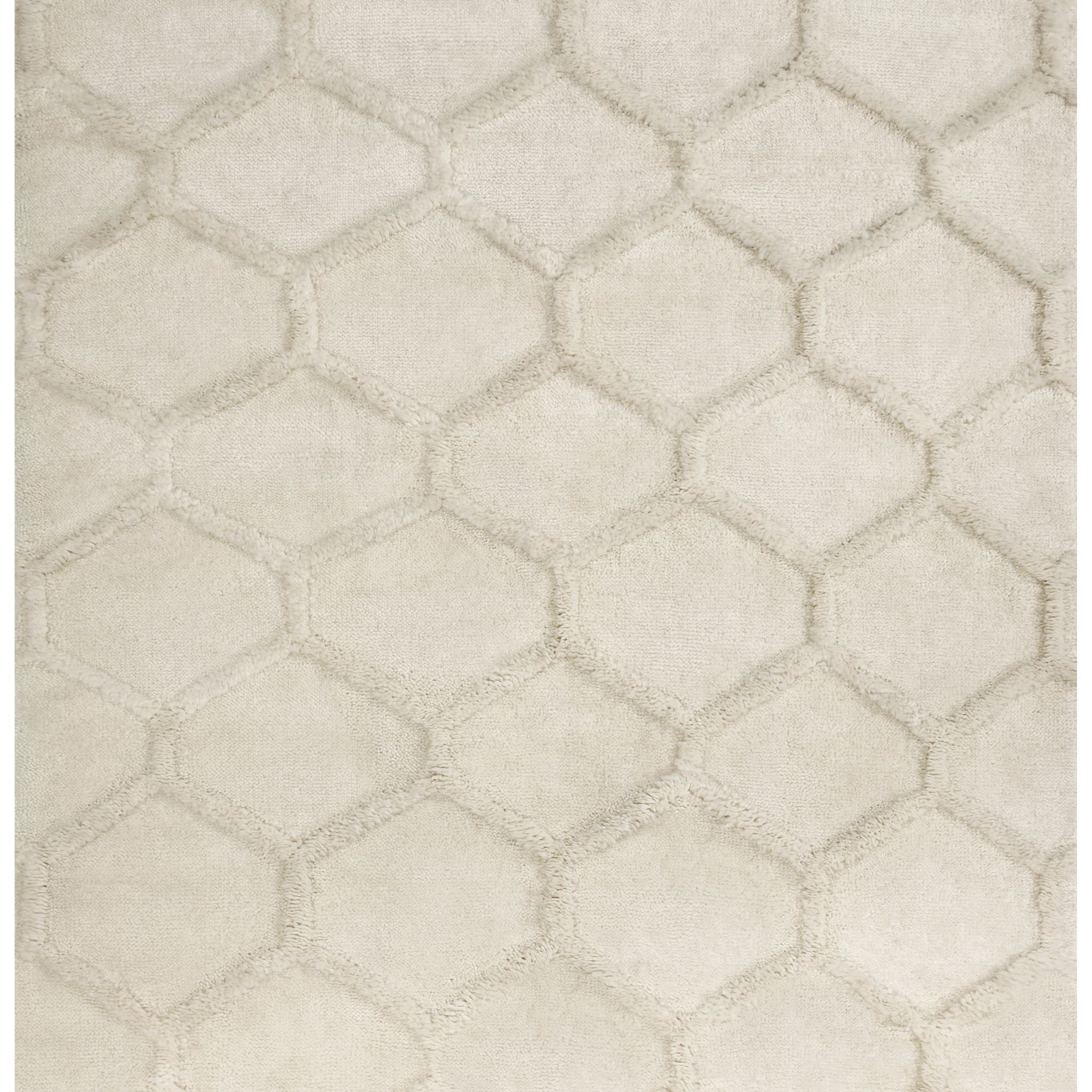 Collins Hand-Knotted Carpet, Ivory Default Title