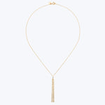 Gold Tassel Drop Necklace Default Title