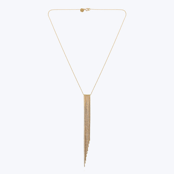 Sloped Fringe Necklace Default Title