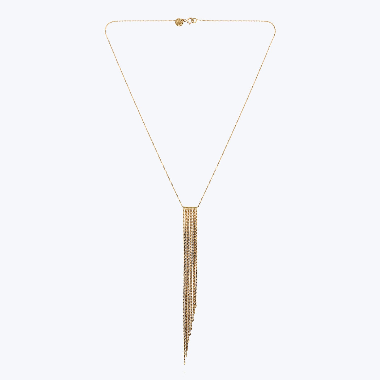 Sloped Fringe Necklace Default Title