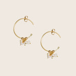 Pearl Cluster Hoops Default Title