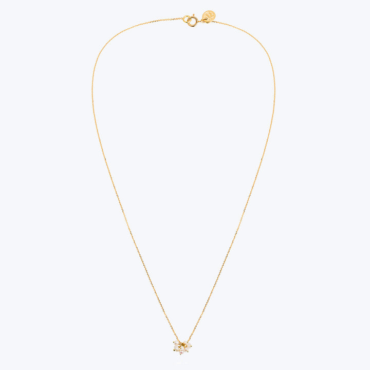 Pearl Cluster Simple Necklace Default Title