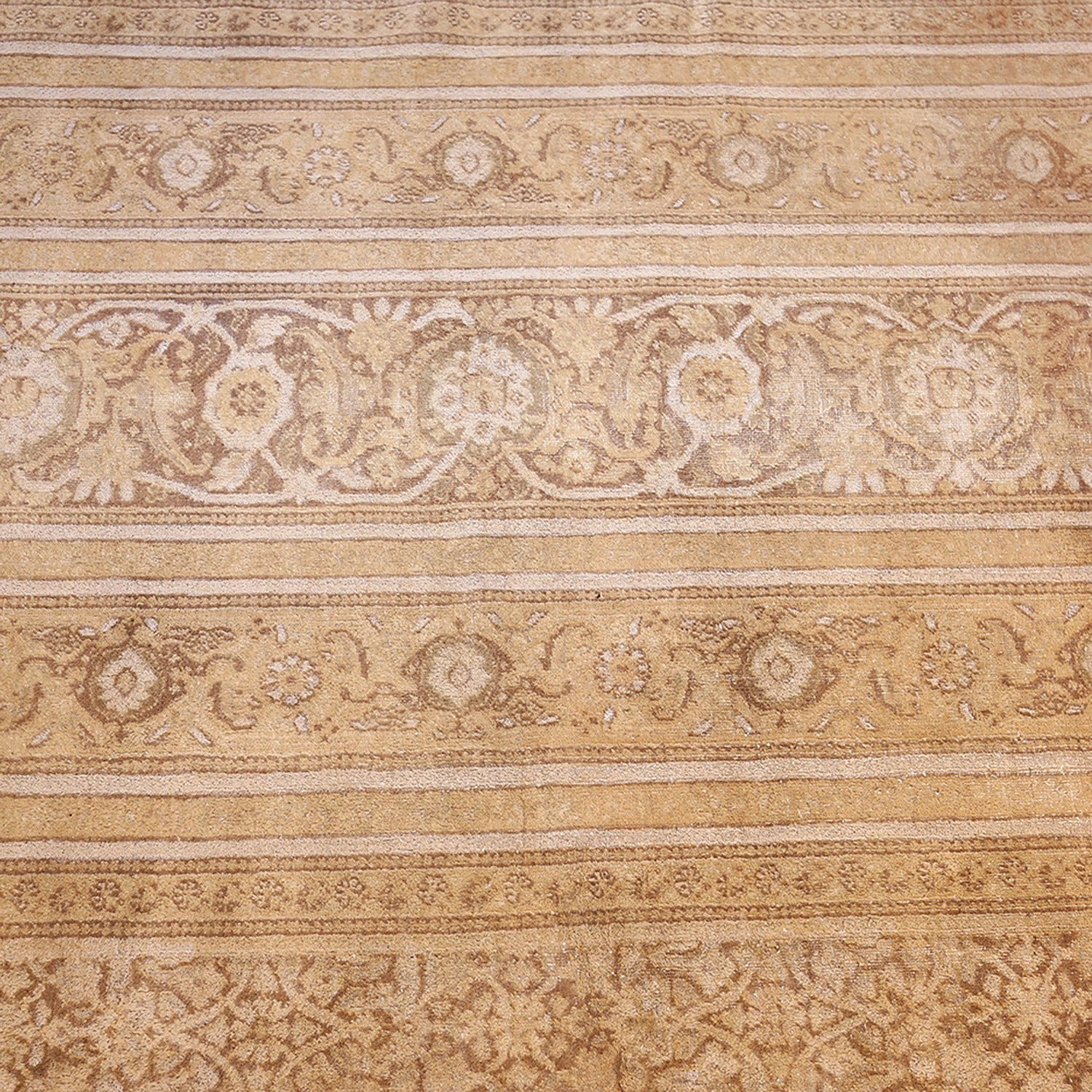 Large Antique Persian Tabriz Carpet - 13'7" x 16'7" Default Title