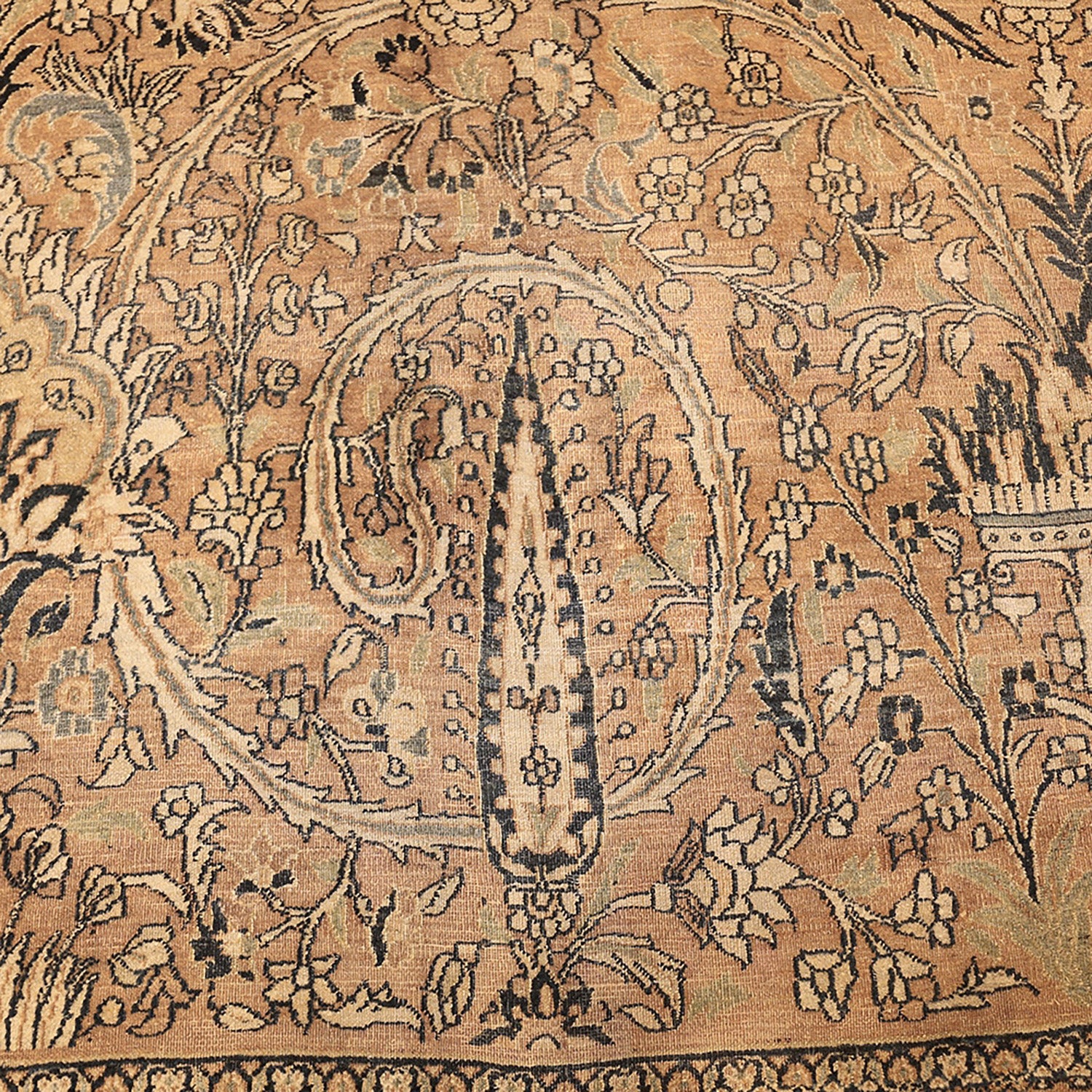 Large Antique Persian Khorassan Carpet - 11'10" x 18'7" Default Title