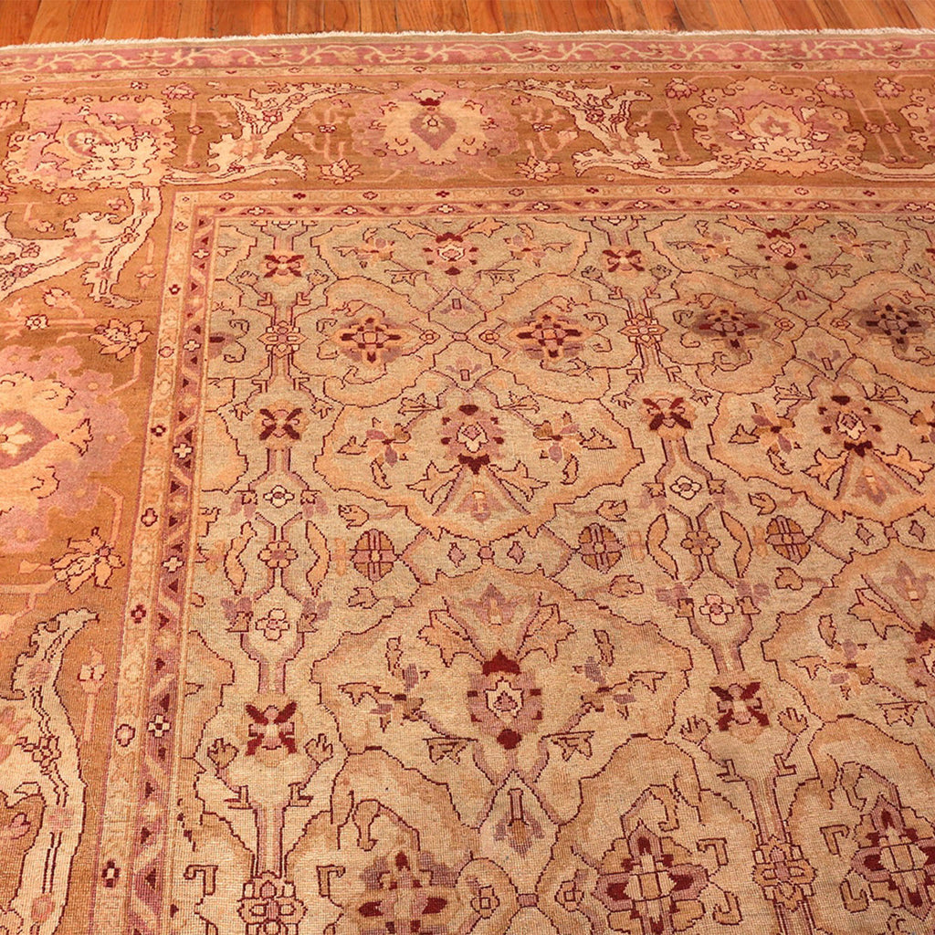 Antique Oversized Indian Amritsar Rug - 12'10" x 22'6" Default Title