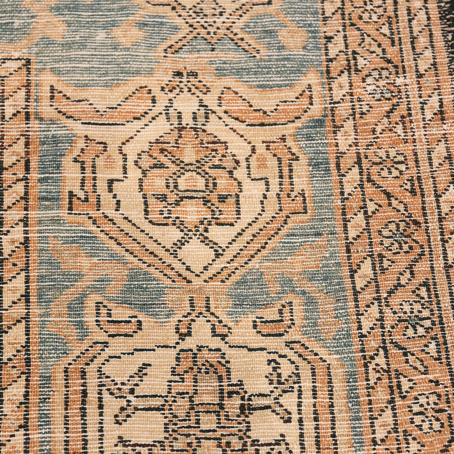 Tribal Antique Oversized Persian Bakhtiari Geometric Rug - 15' x 30' Default Title