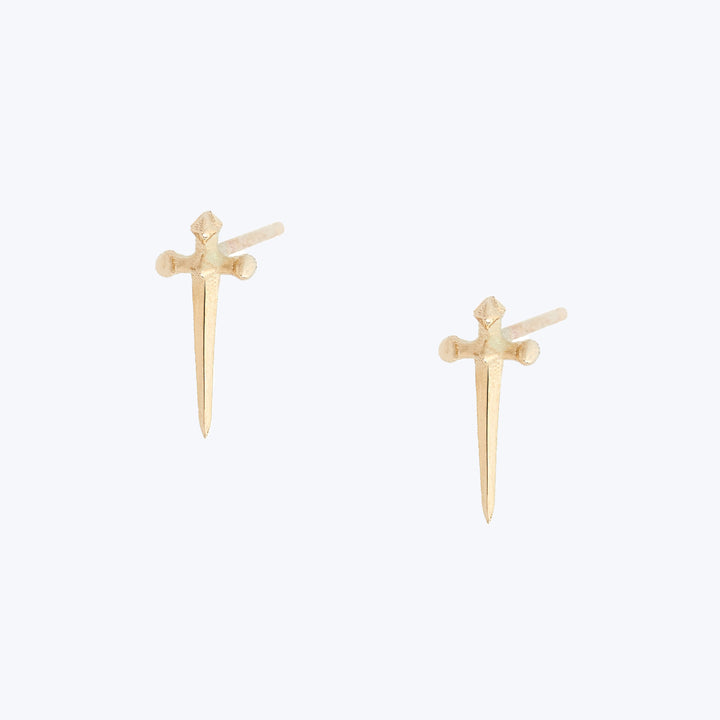 Pair of 14k Itty Bitty Swords Default Title