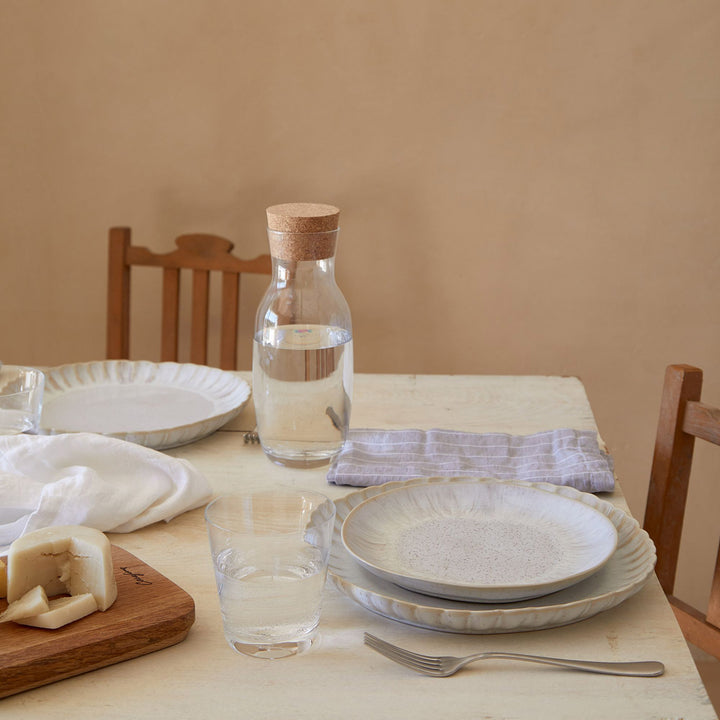 Alegra Glass Carafe w/Cork Stopper Default Title