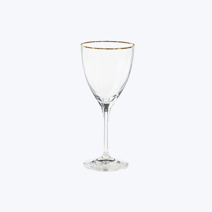 Sensa Wine Glass with Golden Rim Default Title