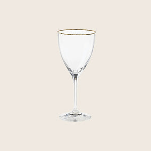 Sensa Wine Glass with Golden Rim Default Title