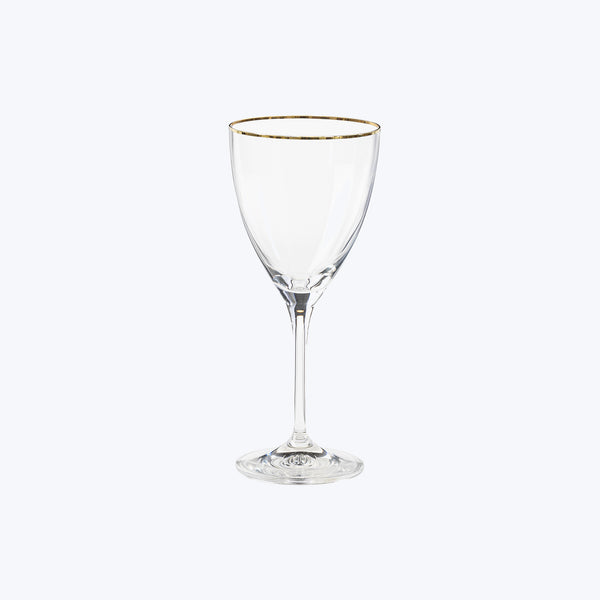 Sensa Wine Glass with Golden Rim Default Title