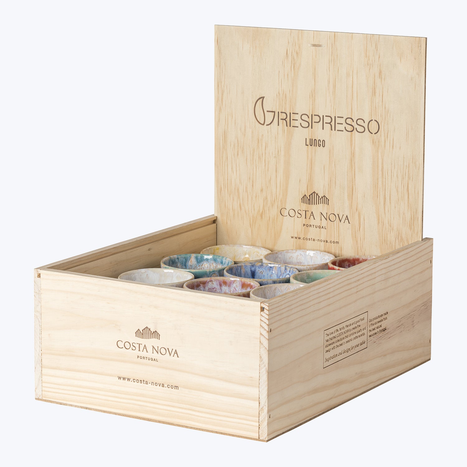 Gresspresso Lungo Wooden Box, Set of 24 Default Title
