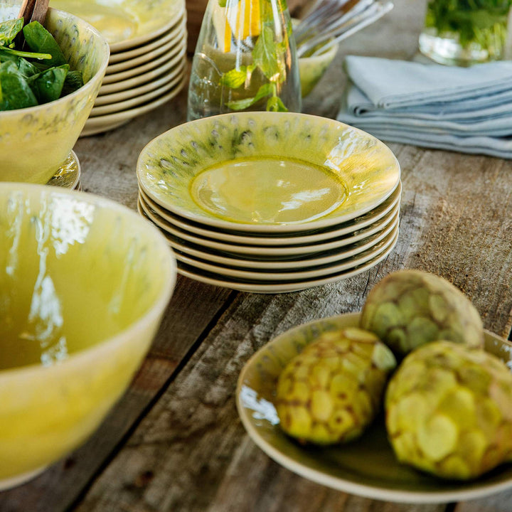 Madeira Bread Plate Set of 6 Lemon
