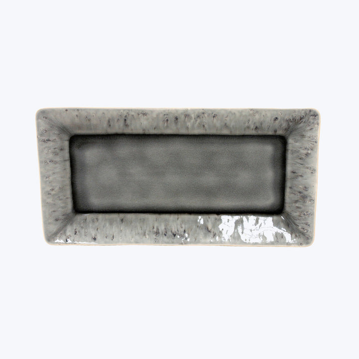 Madeira Rectangle Tray Grey