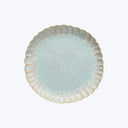 Mallorca Glazed Dinner Plate Set of 6 Sea Blue