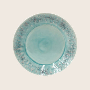 Madeira Colored Dinner Plate, Set of 6 Blue