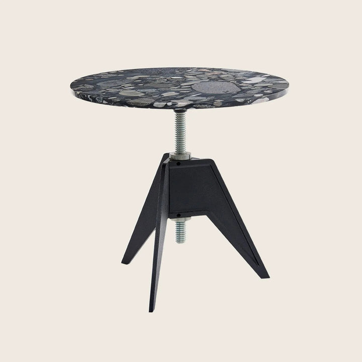 Screw Cafe Table Pebble Marble / 24"