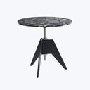Screw Cafe Table Pebble Marble / 24"