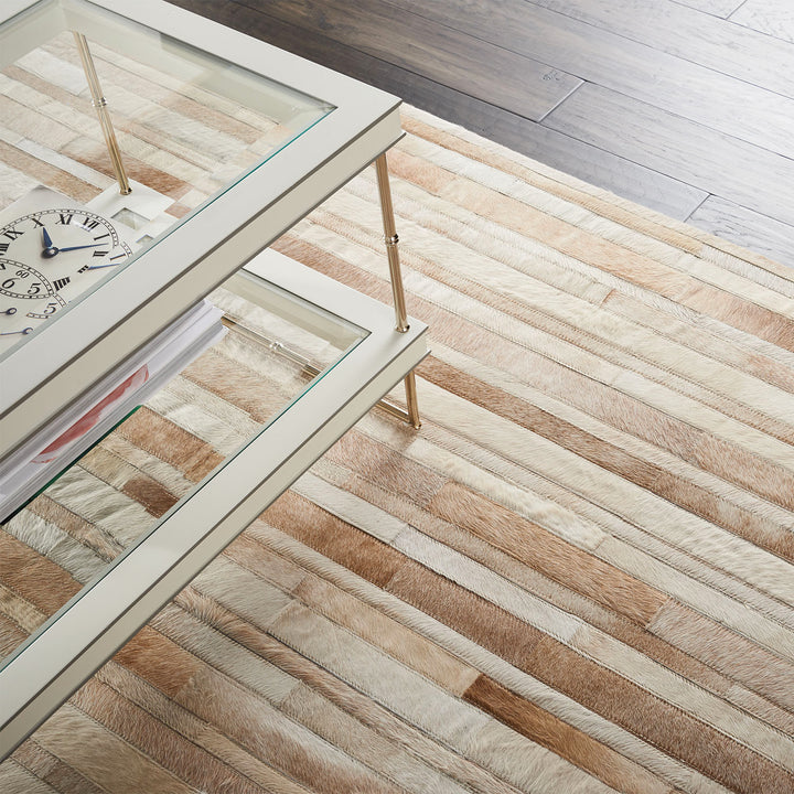 Modern Handwoven Hide Rug - 9' x 12' Default Title