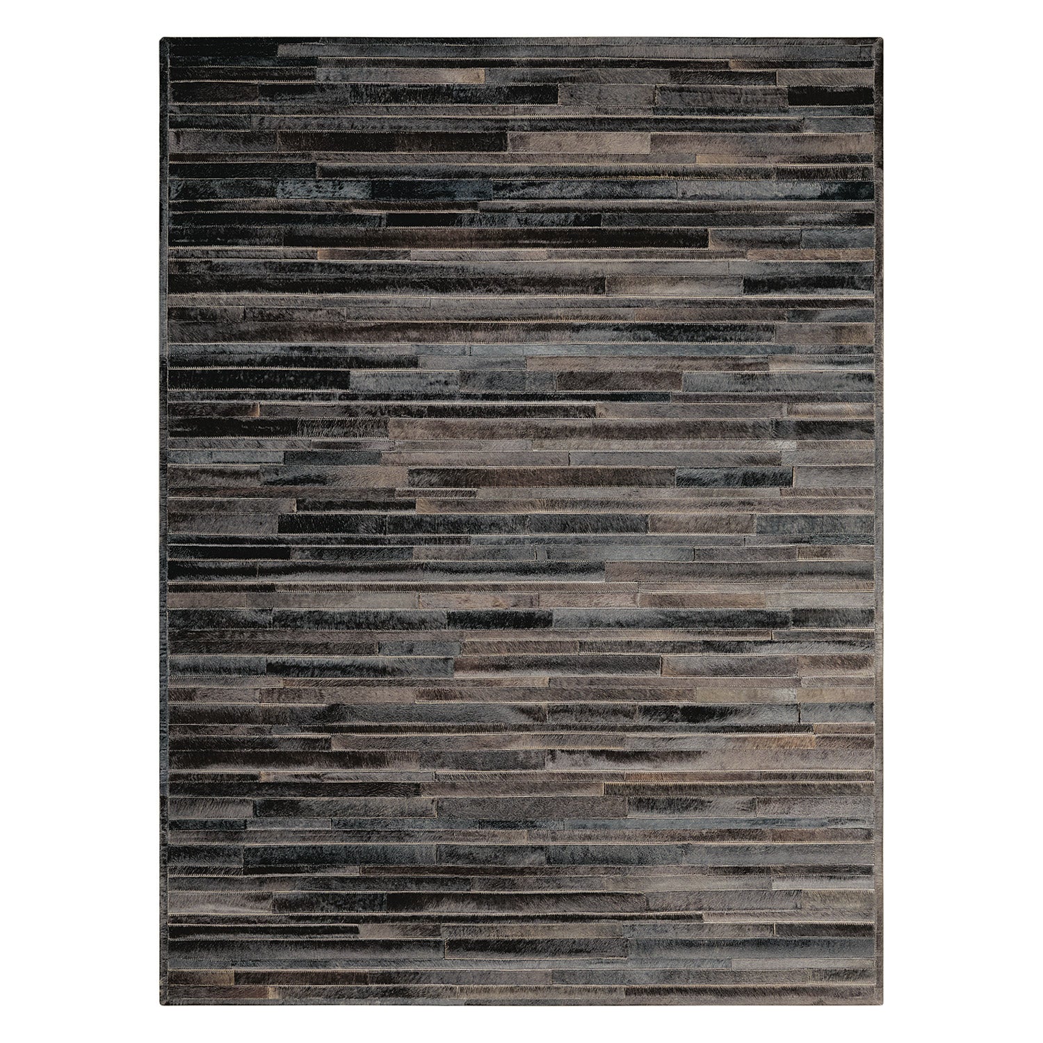 Modern Handwoven Hide Rug - 5'6" x 7'5" Default Title