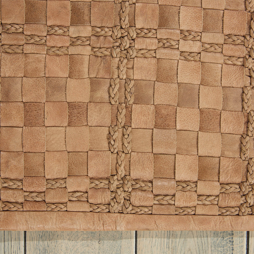 Leather Handwoven Rug - 8' x 11' Default Title