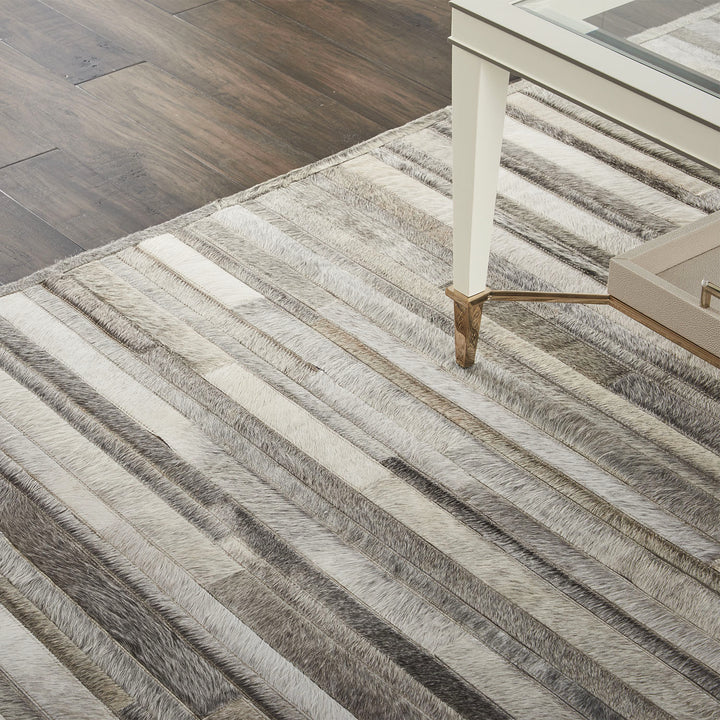 Modern Handwoven Hide Rug - 9' x 12' Default Title