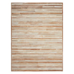 Modern Handwoven Hide Rug - 5'6" x 7'5" Default Title