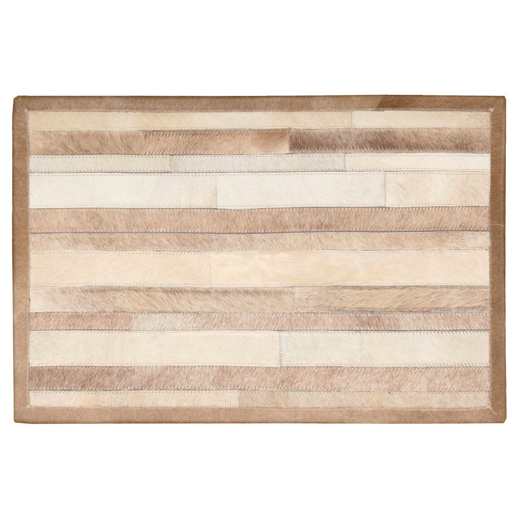 Modern Handwoven Hide Rug - 5'6" x 7'5" Default Title