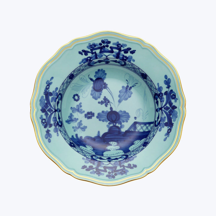 Oriente Soup Plate-Iris Gold