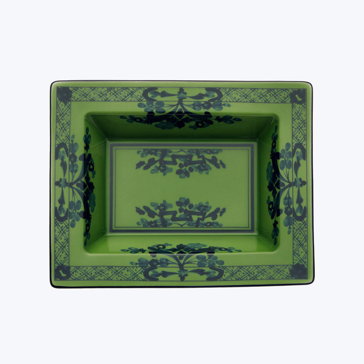 Oriente Rectangular Vide Poche-Malachite