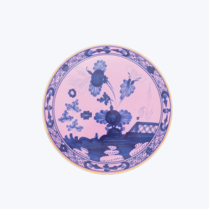 Oriente Round Box with Cover-Malachite