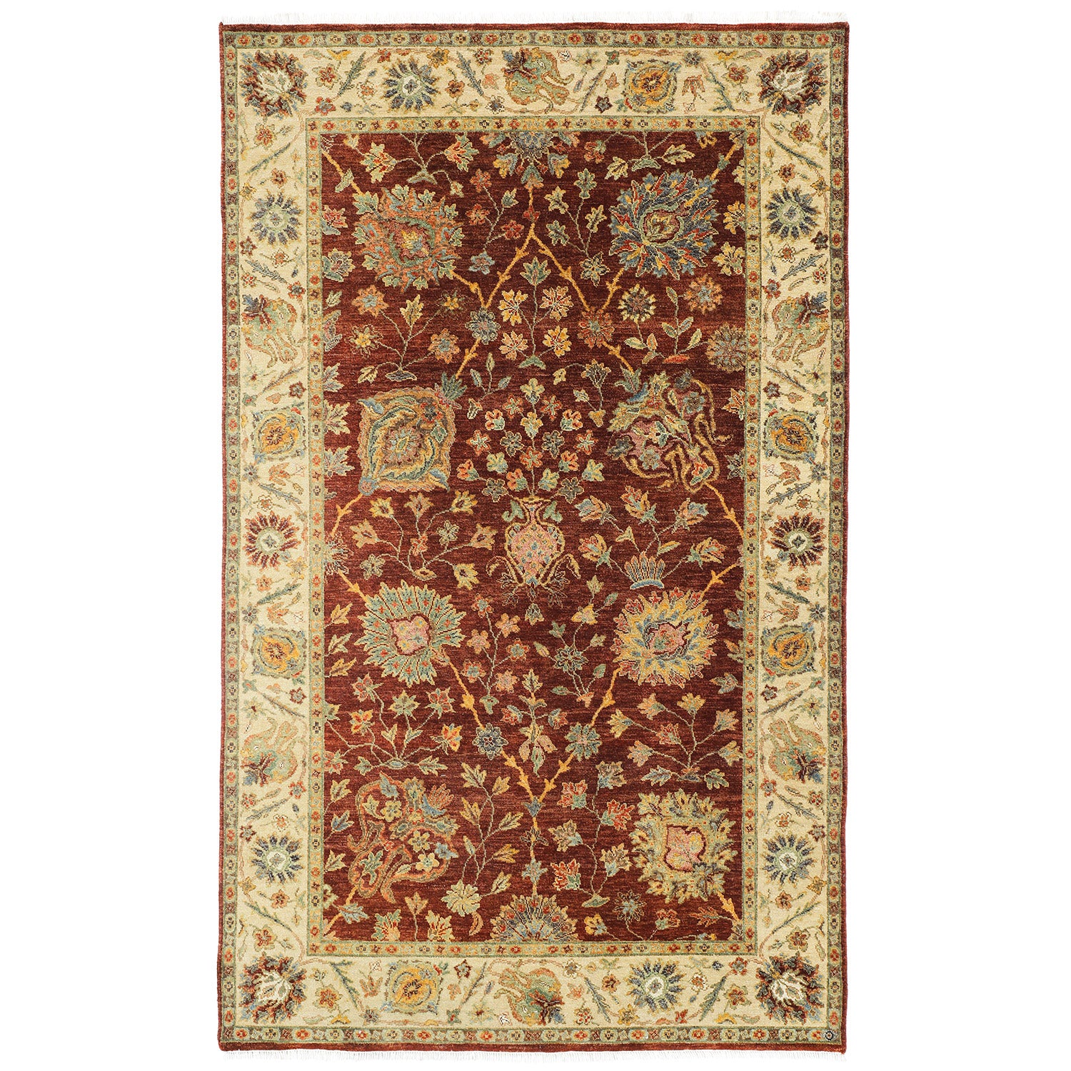 One-of-a-Kind, Hand-Knotted Area Rug - 5' x 8' 5" Default Title