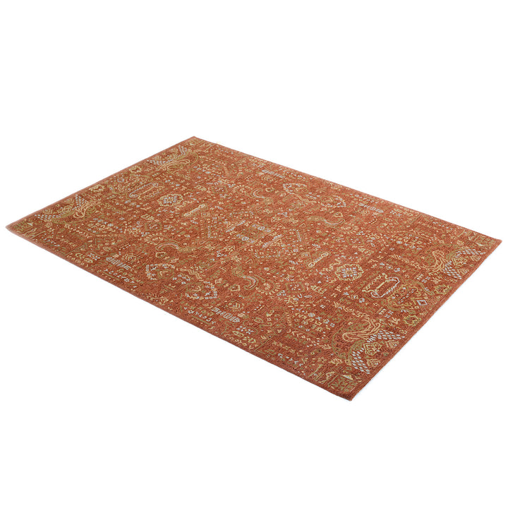 One-of-a-Kind, Hand-Knotted Area Rug - 5' 2" x 7' 3" Default Title