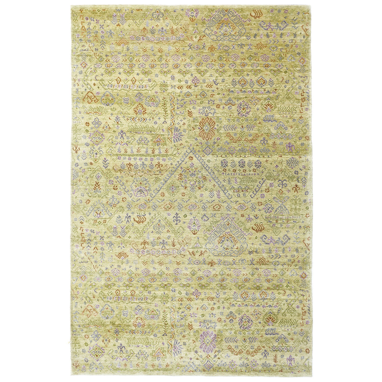 One-of-a-Kind, Hand-Knotted Area Rug - 5' 2" x 7' 9" Default Title