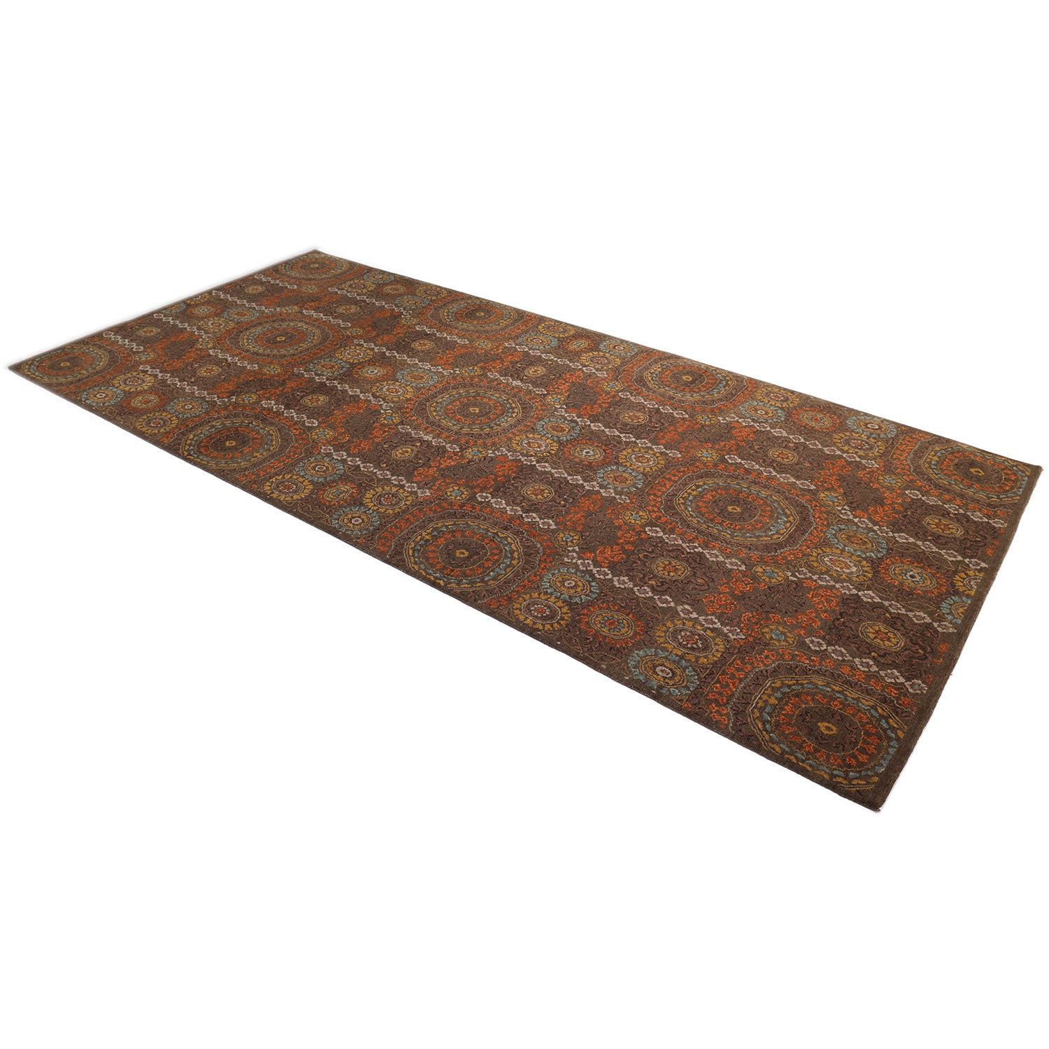 One-of-a-Kind, Hand-Knotted Area Rug - 6' 1" x 12' 4" Default Title