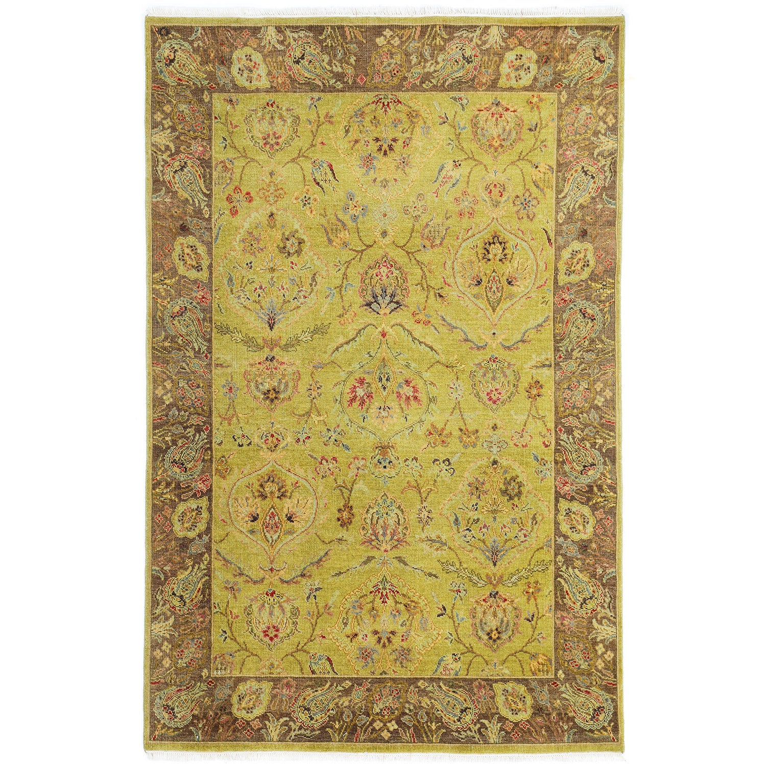 One-of-a-Kind, Hand-Knotted Area Rug - 4' 6" x 6' 11" Default Title