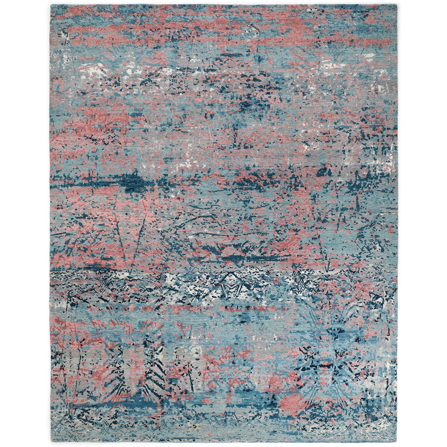 One-of-a-Kind, Hand-Knotted Area Rug - 9' 2" x 11' 7" Default Title