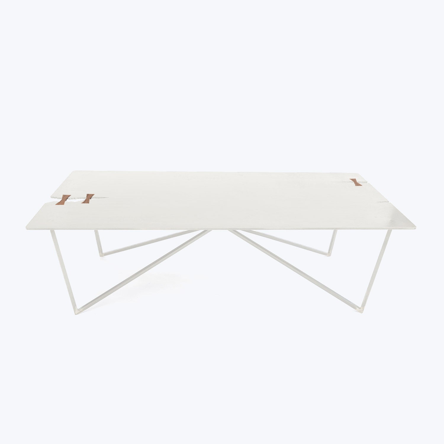 Steel Forest Coffee Table-Soft Snow