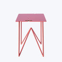 Steel Forest Side Table-Vivid Pink