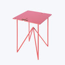 Steel Forest Side Table Vivid Pink